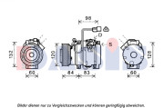 851968N AKS DASIS kompresor klimatizácie 851968N AKS DASIS