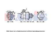 852535N Kompresor, klimatizace AKS DASIS