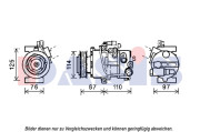 852573N Kompresor, klimatizace AKS DASIS