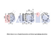 852605N Kompresor, klimatizace AKS DASIS