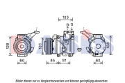 852617N Kompresor, klimatizace AKS DASIS