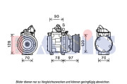 852622N Kompresor, klimatizace AKS DASIS