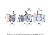 852668N AKS DASIS kompresor klimatizácie 852668N AKS DASIS