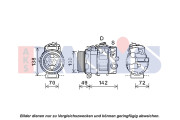 852711N Kompresor, klimatizace AKS DASIS