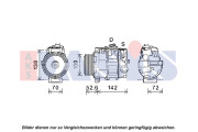 852715N Kompresor, klimatizace AKS DASIS
