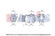 852836N AKS DASIS kompresor klimatizácie 852836N AKS DASIS