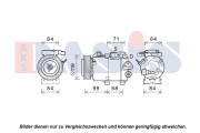 852855N AKS DASIS kompresor klimatizácie 852855N AKS DASIS