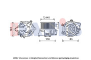 870447N AKS DASIS elektromotor vnútorného ventilátora 870447N AKS DASIS