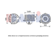 870453N AKS DASIS elektromotor vnútorného ventilátora 870453N AKS DASIS