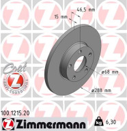 100.1215.20 Brzdový kotouč COAT Z ZIMMERMANN