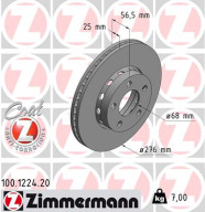 100.1224.20 Brzdový kotouč COAT Z ZIMMERMANN