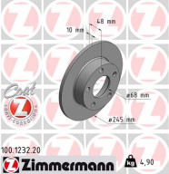 100.1232.20 Brzdový kotouč COAT Z ZIMMERMANN