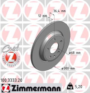 100.3333.20 Brzdový kotouč COAT Z ZIMMERMANN