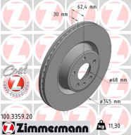 100.3359.20 Brzdový kotouč COAT Z ZIMMERMANN