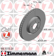 100.3373.20 ZIMMERMANN brzdový kotúč 100.3373.20 ZIMMERMANN