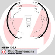 10990.126.7 ZIMMERMANN sada brzdových čeľustí 10990.126.7 ZIMMERMANN