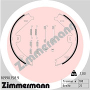 10990.158.9 Sada brzdových čelistí, parkovací brzda ZIMMERMANN