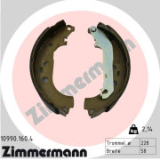 10990.160.4 ZIMMERMANN sada brzdových čeľustí 10990.160.4 ZIMMERMANN