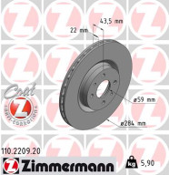 110.2209.20 Brzdový kotouč COAT Z ZIMMERMANN