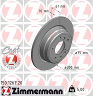 150.1267.20 Brzdový kotouč COAT Z ZIMMERMANN