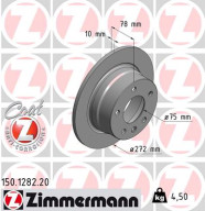 150.1282.20 Brzdový kotouč COAT Z ZIMMERMANN