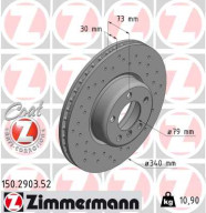 150.2903.52 Brzdový kotouč SPORT BRAKE DISC COAT Z ZIMMERMANN