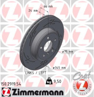 150.2919.54 ZIMMERMANN brzdový kotúč 150.2919.54 ZIMMERMANN
