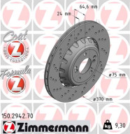 150.2942.70 Brzdový kotouč FORMULA Z BRAKE DISC ZIMMERMANN