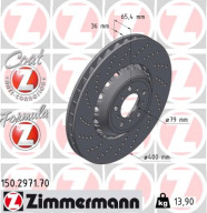150.2971.70 Brzdový kotouč FORMULA Z BRAKE DISC ZIMMERMANN