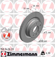 150.3426.20 Brzdový kotouč COAT Z ZIMMERMANN