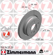 150.3437.20 Brzdový kotouč COAT Z ZIMMERMANN