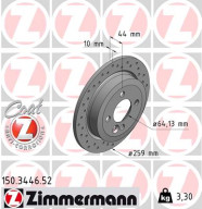 150.3446.52 Brzdový kotouč SPORT BRAKE DISC COAT Z ZIMMERMANN