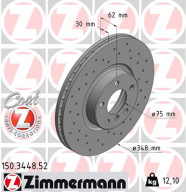 150.3448.52 ZIMMERMANN brzdový kotúč 150.3448.52 ZIMMERMANN