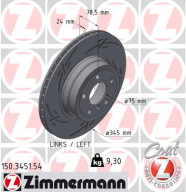 150.3451.54 ZIMMERMANN brzdový kotúč 150.3451.54 ZIMMERMANN