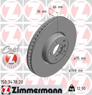 150.3478.20 Brzdový kotouč COAT Z ZIMMERMANN