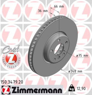 150.3479.20 Brzdový kotouč COAT Z ZIMMERMANN