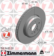 150.3483.20 Brzdový kotouč COAT Z ZIMMERMANN