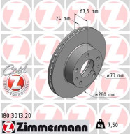 180.3013.20 Brzdový kotouč COAT Z ZIMMERMANN