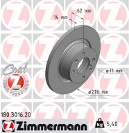 180.3016.20 Brzdový kotouč COAT Z ZIMMERMANN