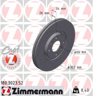 180.3023.52 Brzdový kotouč SPORT BRAKE DISC COAT Z ZIMMERMANN