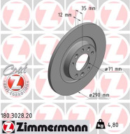 180.3028.20 Brzdový kotouč COAT Z ZIMMERMANN