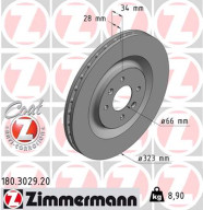 180.3029.20 Brzdový kotouč COAT Z ZIMMERMANN