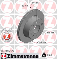 180.3032.20 Brzdový kotouč COAT Z ZIMMERMANN