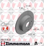 200.2519.20 Brzdový kotouč COAT Z ZIMMERMANN