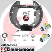 20990.104.4 ZIMMERMANN sada brzdových čeľustí 20990.104.4 ZIMMERMANN