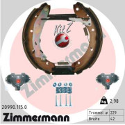 20990.115.0 Sada brzdových čelistí KIT Z ZIMMERMANN