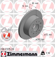 230.2375.20 Brzdový kotouč COAT Z ZIMMERMANN