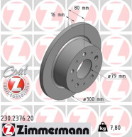 230.2376.20 Brzdový kotouč COAT Z ZIMMERMANN