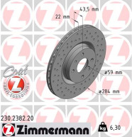 230.2382.20 Brzdový kotouč COAT Z ZIMMERMANN