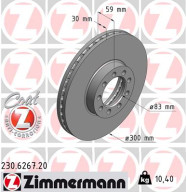 230.6267.20 Brzdový kotouč COAT Z ZIMMERMANN